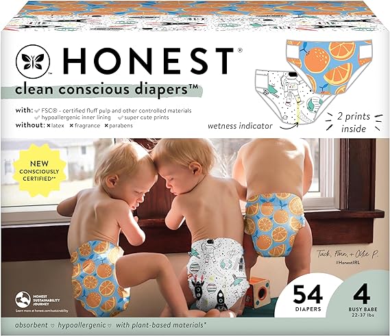 Honest clean conscious diaper